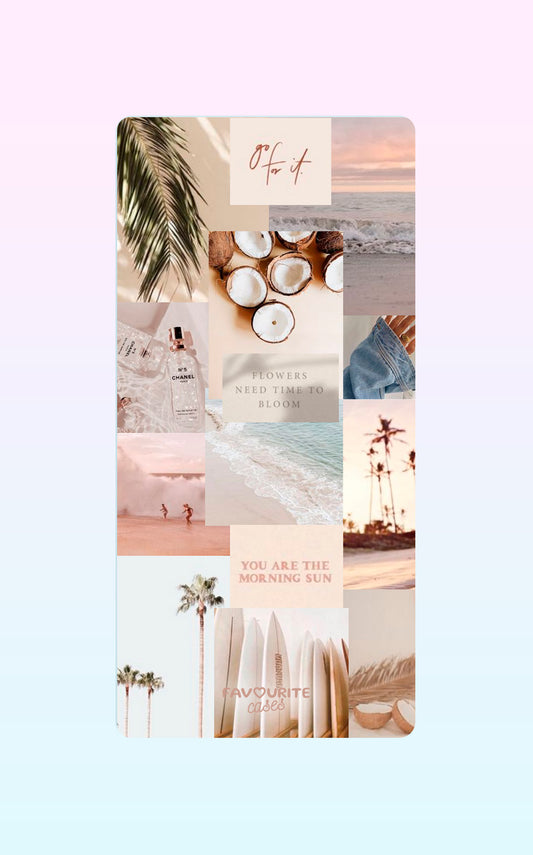 Beach Collage Handyhülle