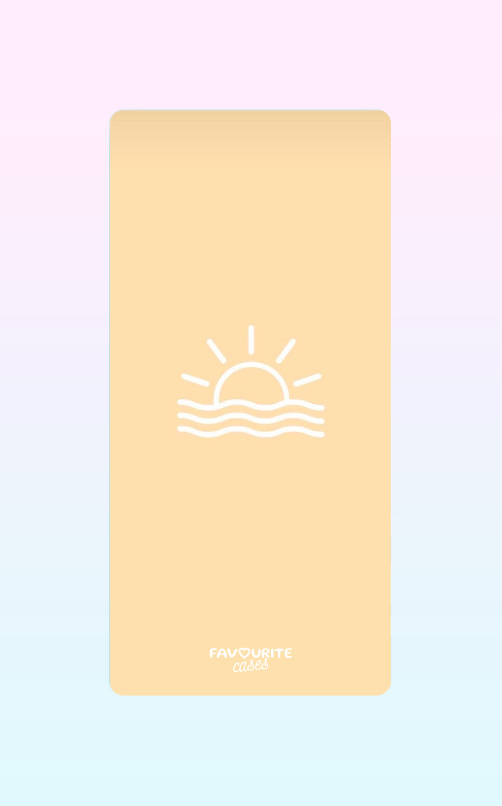 Beige Sun Handyhülle