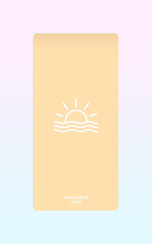 Beige Sun Handyhülle