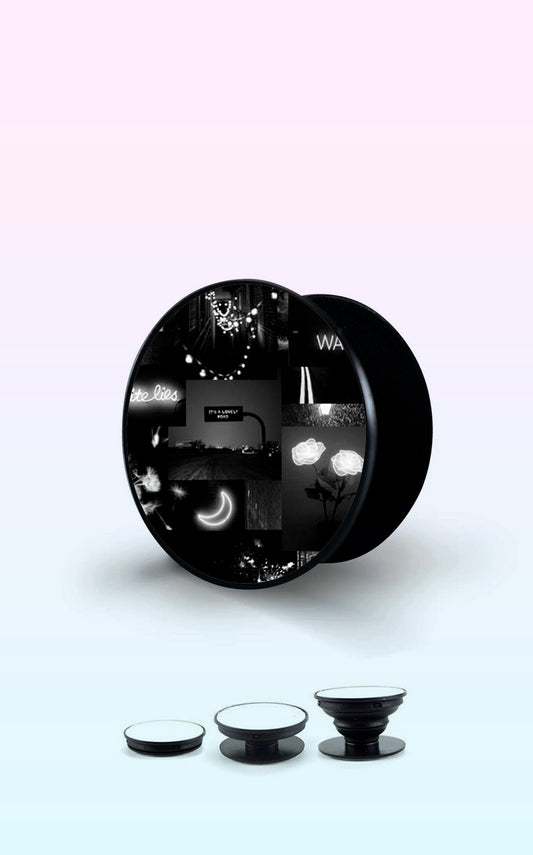 Black And White Collage Handyhalterung