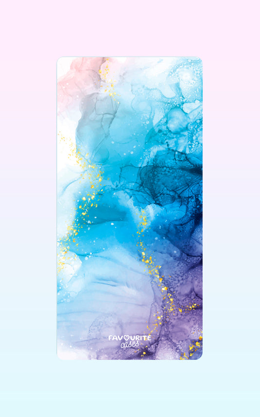 Blue And Purple Marble Handyhülle