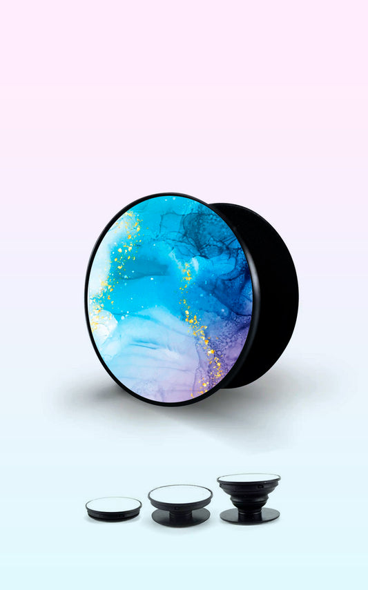 Blue And Purple Marble Handyhalterung