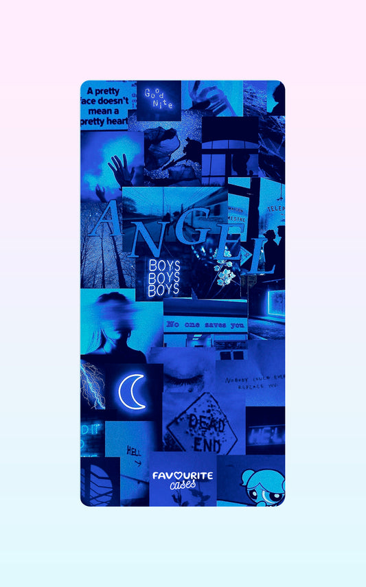 Blue Collage Handyhülle