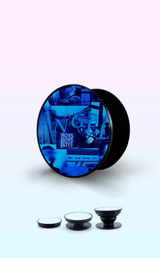 Blue Collage Handyhalterung