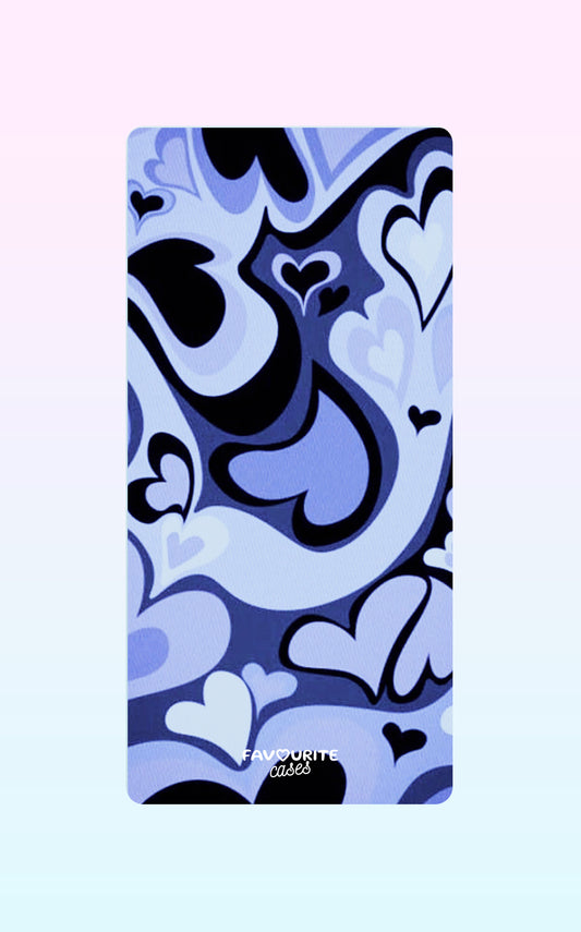 Blue Hearts Handyhülle