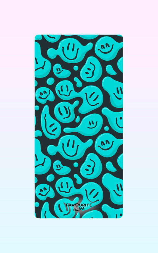 Teal Smileys Handyhülle