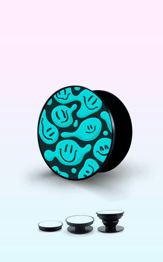 Teal Smileys Handyhalterung