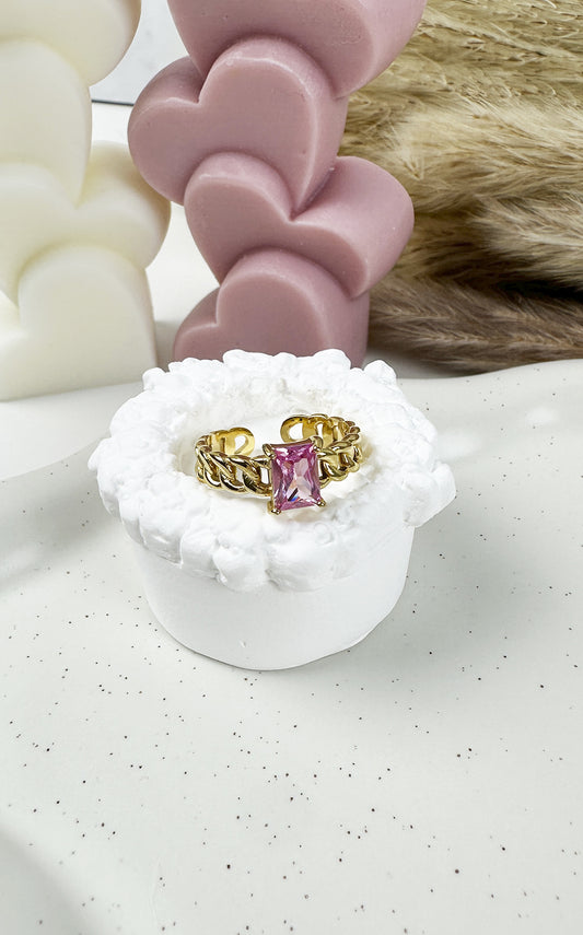 Classy Diamond Ring | Rosa & Gold