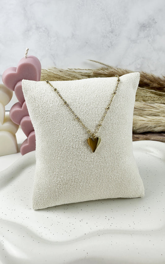 Classy Heart Armband | Gold