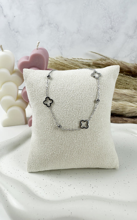 Clover Armband | Silber