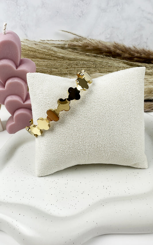 Clover Armreif | Gold