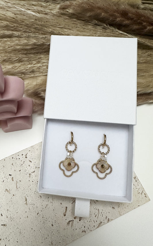 Clover Ohrhänger | Gold