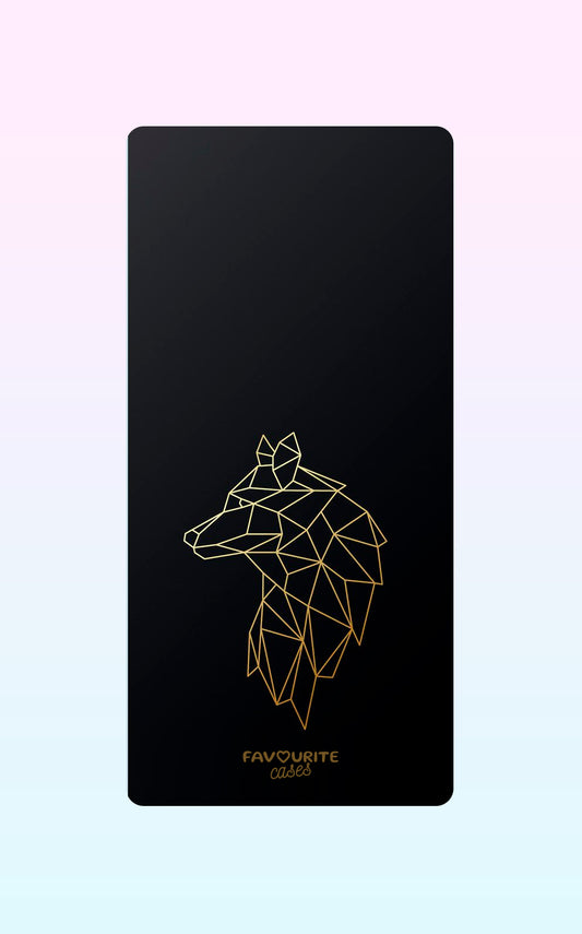 Golden Wolf Handyhülle