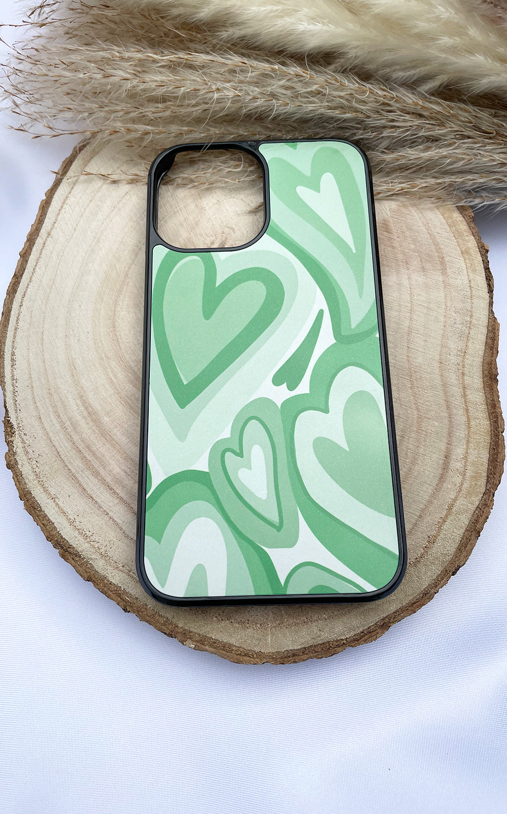 Green Hearts Handyhülle - für das Modell iPhone 12 Pro Max