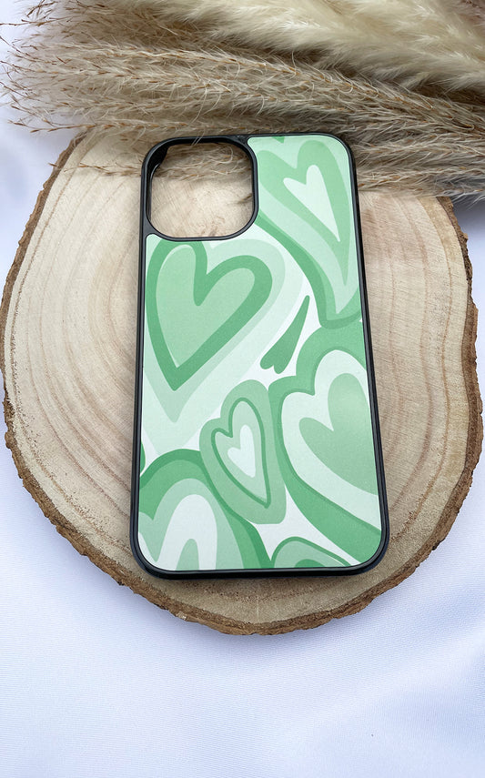 Green Hearts Handyhülle - für das Modell iPhone 12 Pro Max