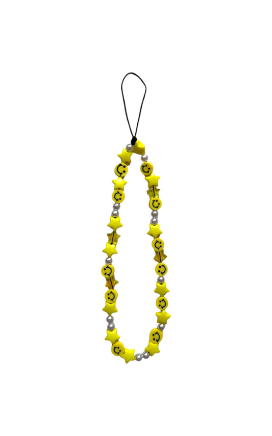 Handykette "Yellow Smiley"