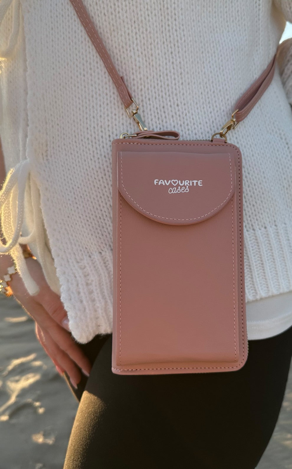 Handytasche zum Umhängen - Pink