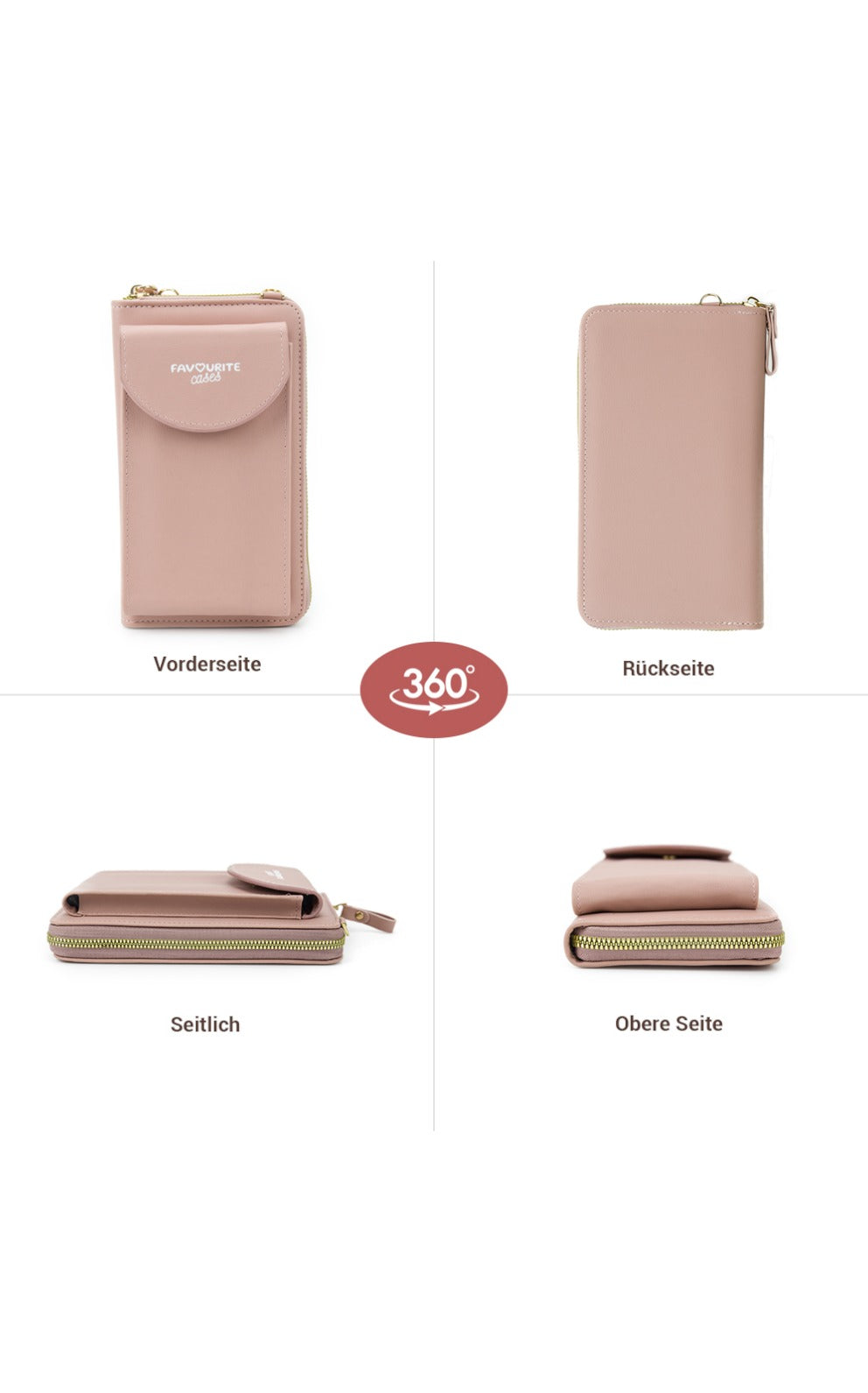 Handytasche zum Umhängen - Pink