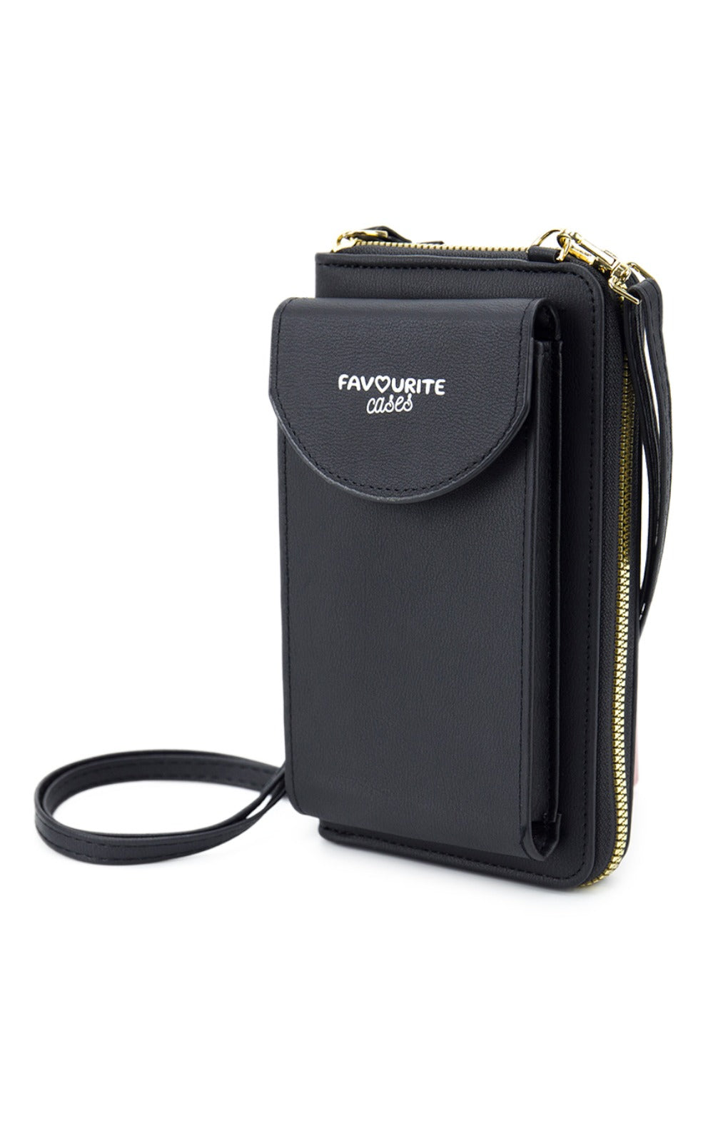 Handytasche zum Umhängen - Schwarz