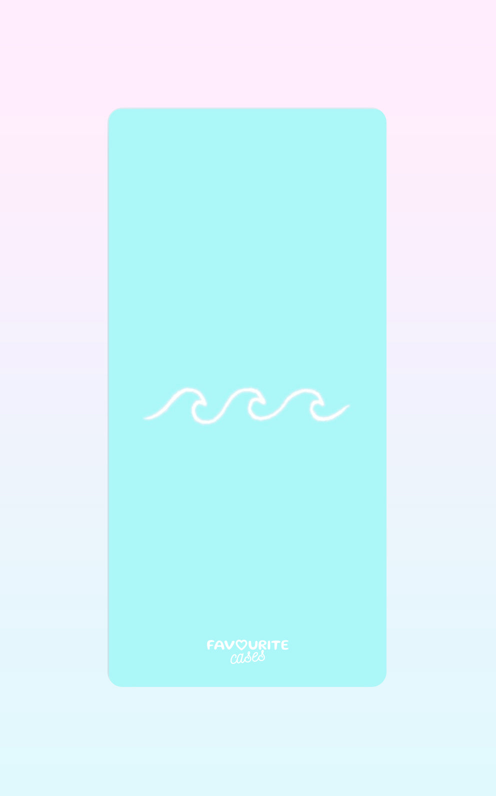 Light Blue Waves Handyhülle