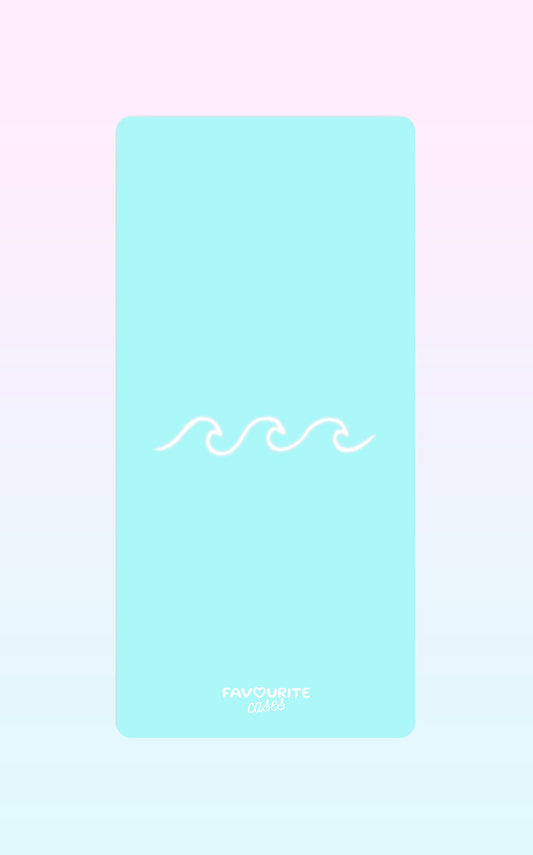 Light Blue Waves Handyhülle