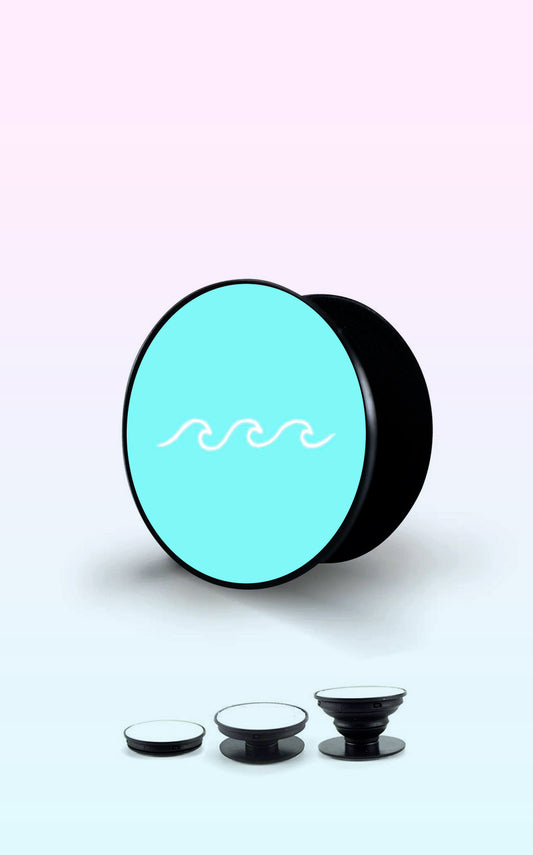 Light Blue Waves Handyhalterung