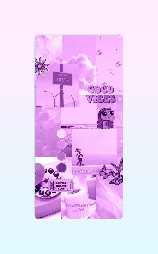 Light Purple Collage Handyhülle