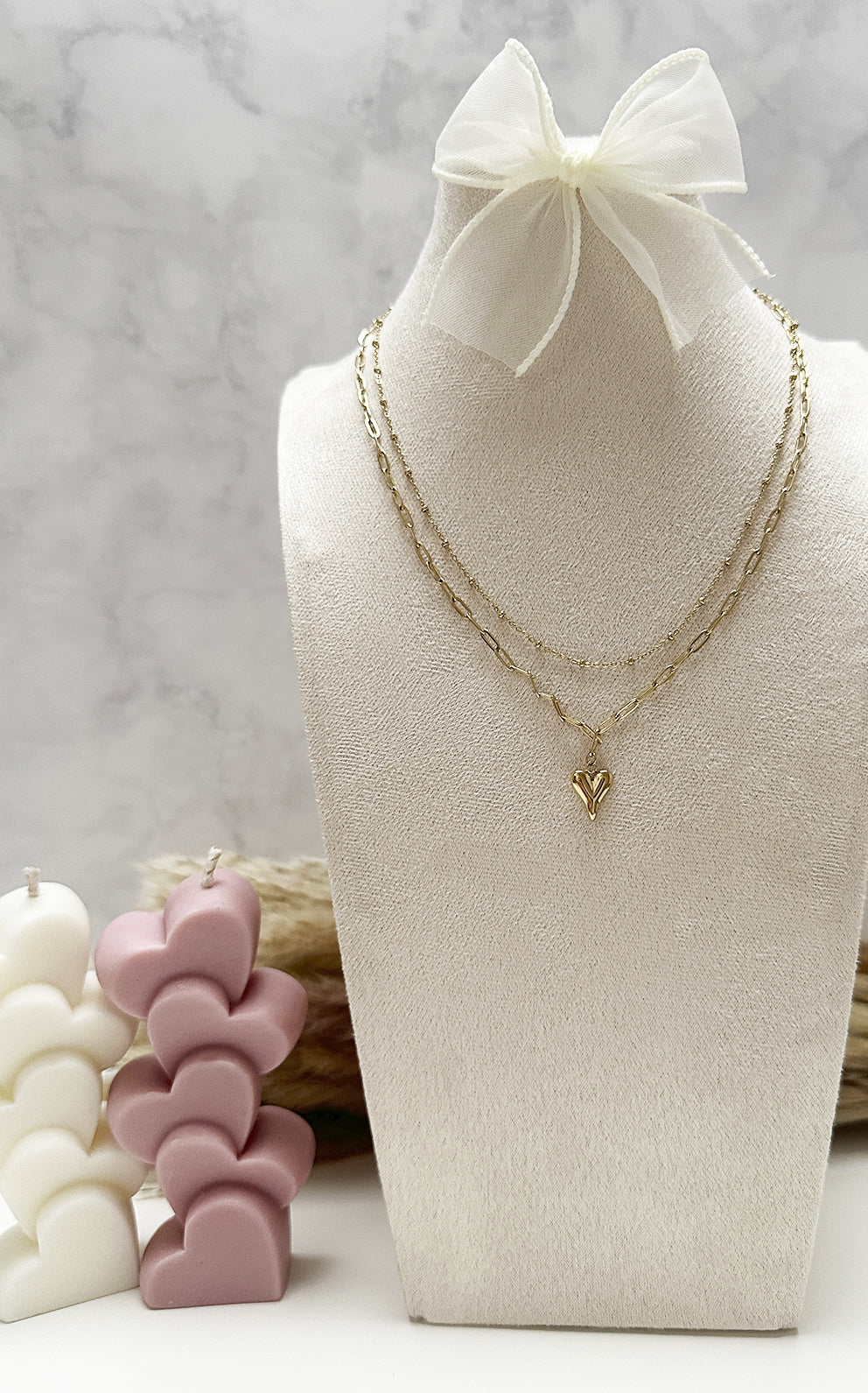 Loving Heart Necklace | Gold