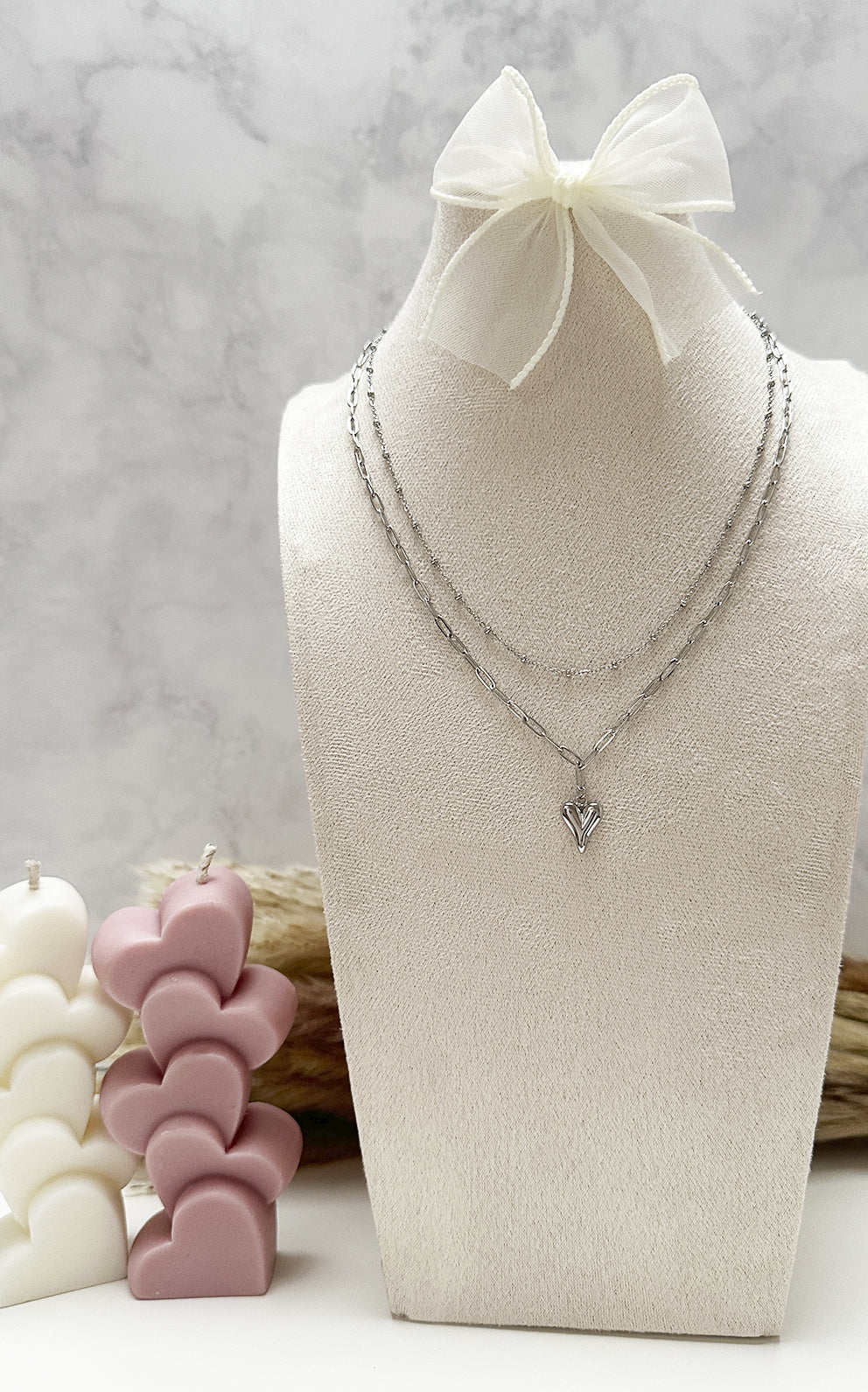 Loving Heart Necklace | Silver