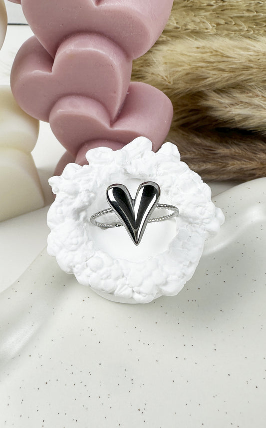 Loving Heart Ring | Silber
