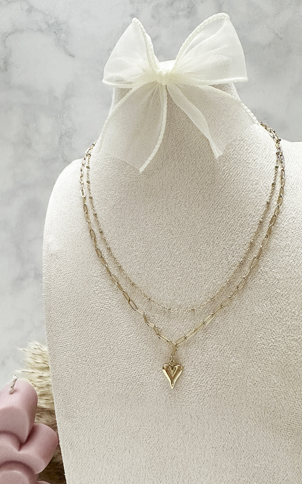 Loving Heart Necklace | Gold
