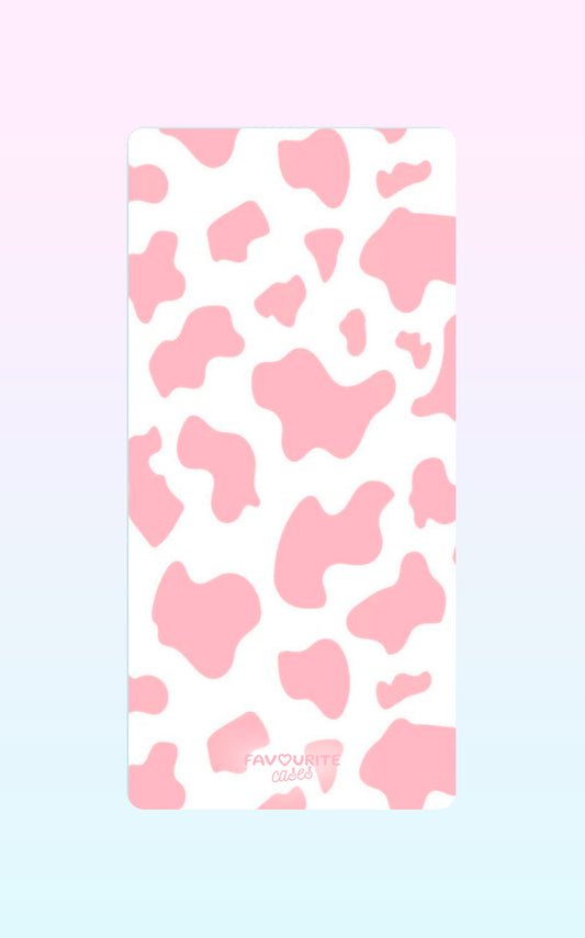 Pink Cow Print Handyhülle