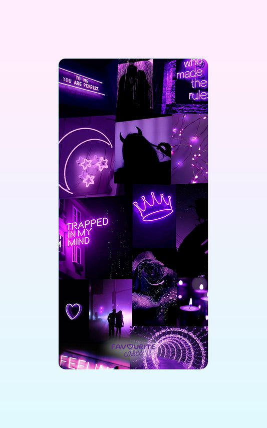 Purple Collage Handyhülle