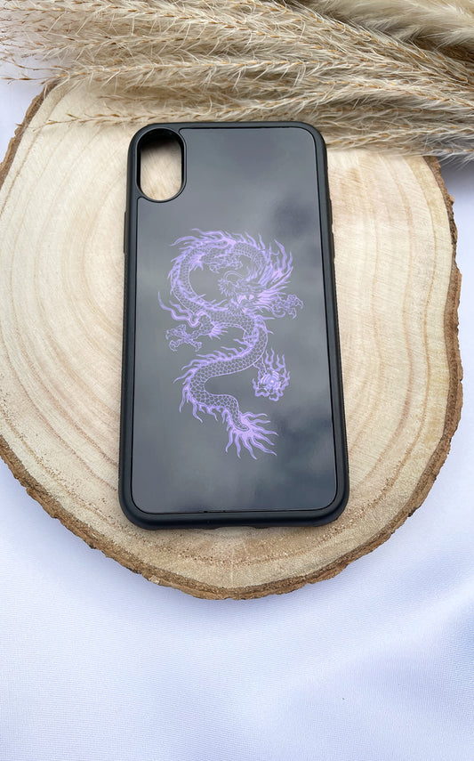 Purple Dragon Handyhülle - für das Modell iPhone X/XS