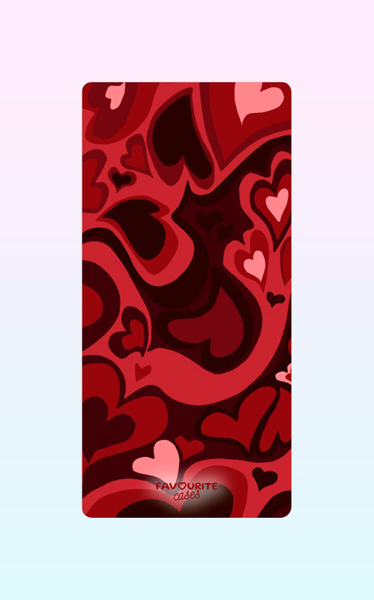 Red Hearts Handyhülle