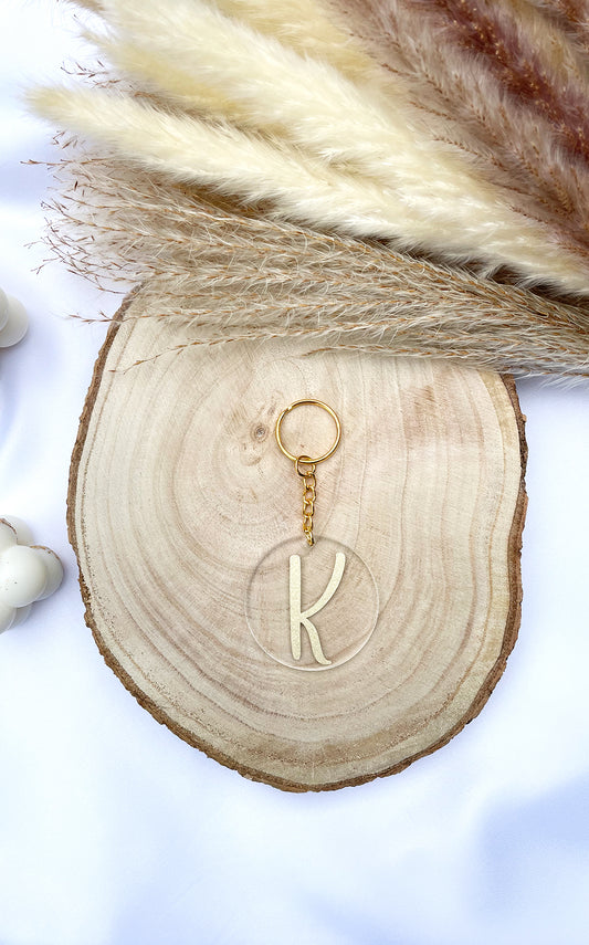 Acryl Schlüsselanhänger "K"